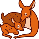 Deer,Mom,Mothers day,Mother,Love,Family,Animal